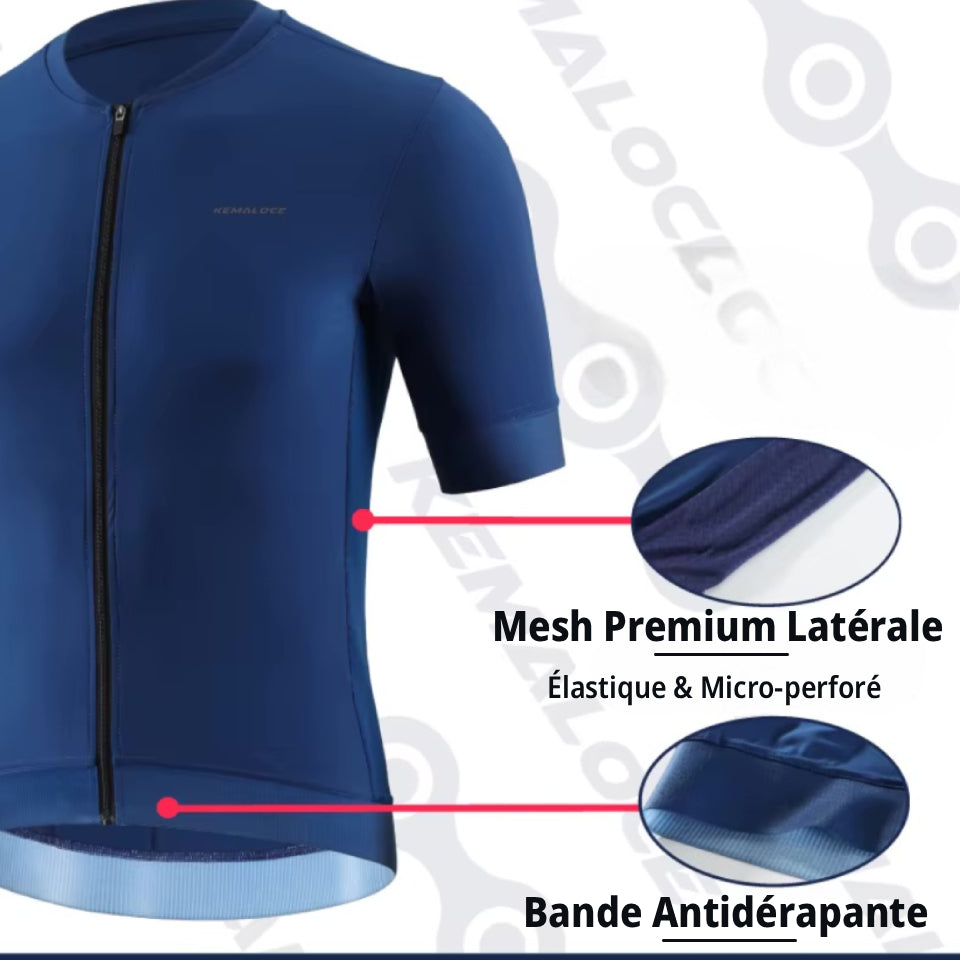 Maillot Court Cyclisme Aéré - Fit+