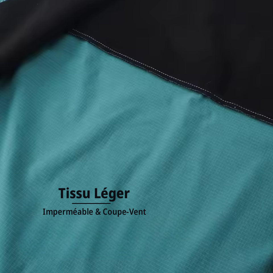 Veste Coupe-Vent Légère Imperméable Cyclisme Rouge Bordeaux - ProVent+