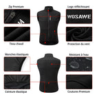 Sleeveless Thermal Cycling Vest Blue - ThermoPro