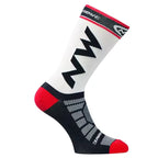 Chaussettes Cyclisme Douces Montantes Blanc - Confort+