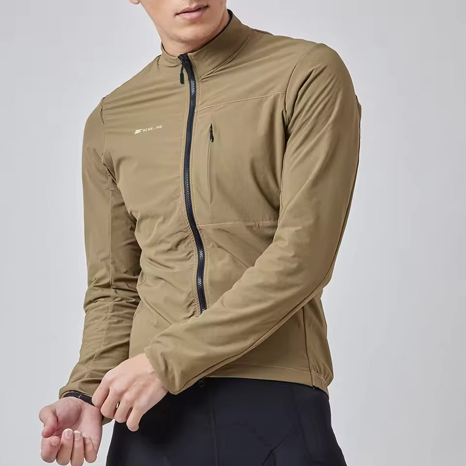 Veste Coupe-Vent Légère Imperméable Cyclisme Rouge Bordeaux - ProVent+