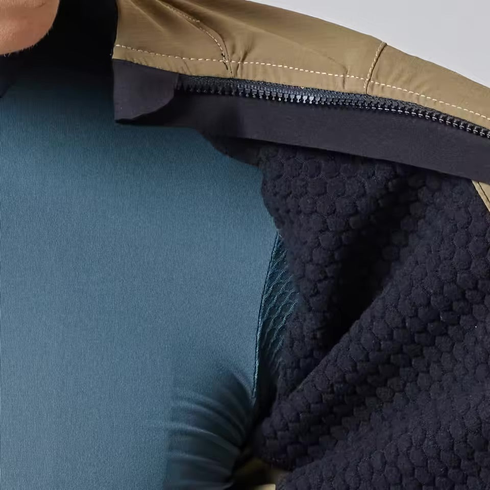 Gilet Thermique Sans Manche Cyclisme Beige - ThermoPro+