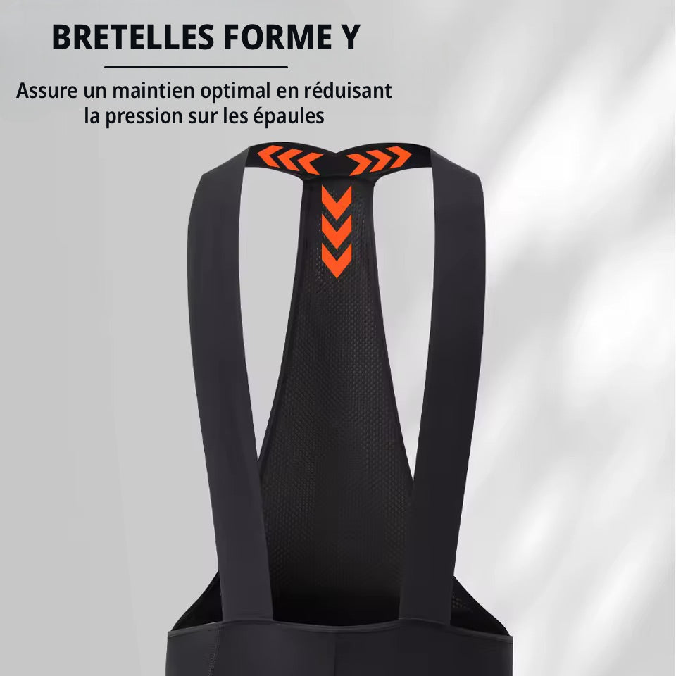 Cuissard Long Printemps/Automne Cyclisme Noir - ProConfort+