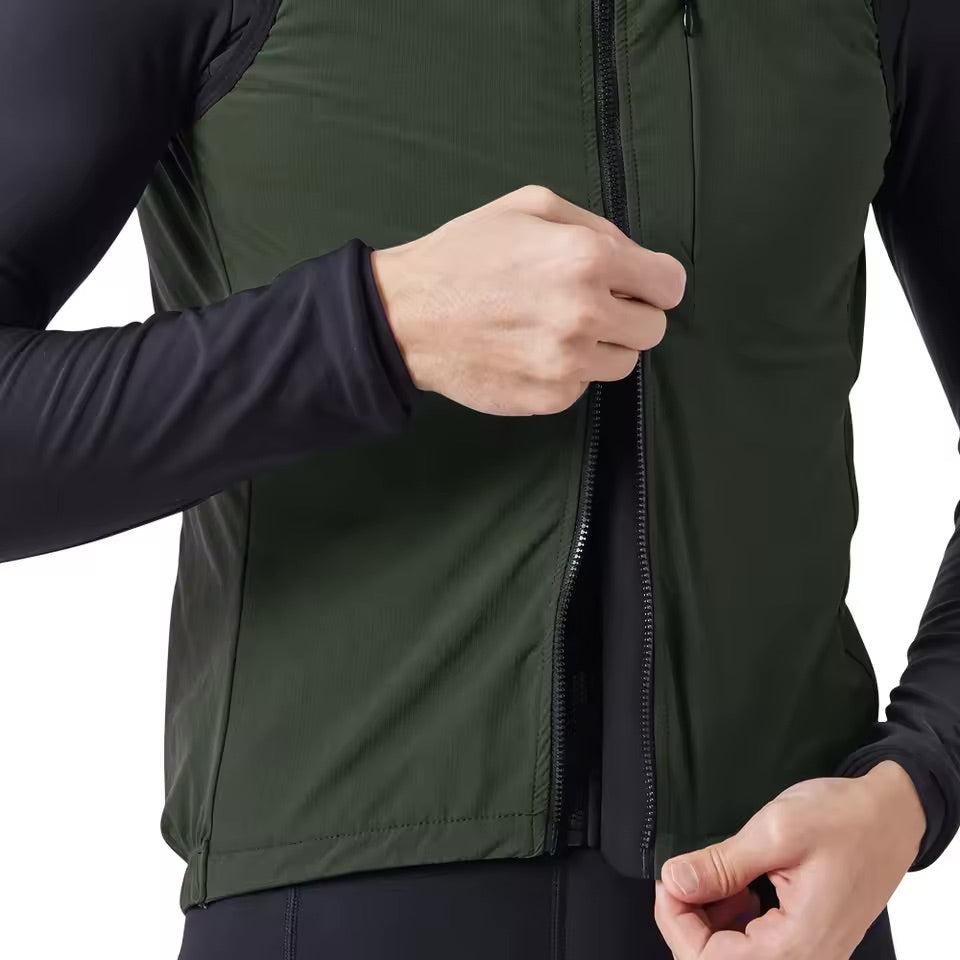 Gilet Léger Sans Manche Cyclisme Beige - ProVent+