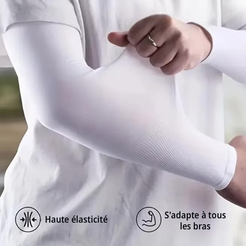 Manchettes Légères Cyclisme Coupe-Vent Noir - Confort+