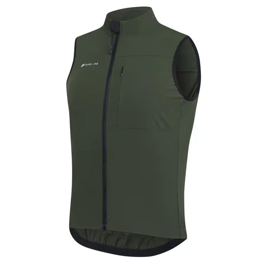 Gilet Léger Sans Manche Cyclisme Vert - ProVent+