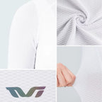 Women's Lightweight Short Sleeve Cycling Base Layer White - ProRace+